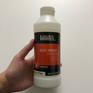 Liquitex Gloss Varnish acrylic painting art supplies